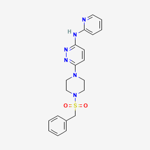 6-[4-(benzylsulfonyl)-1-piperazinyl]-N-2-pyridinyl-3-pyridazinamine