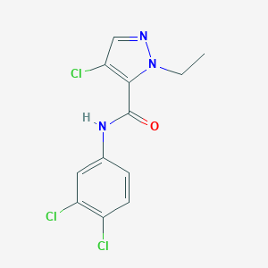 4-chloro-N-(3,4-dichlorophenyl)-1-ethyl-1H-pyrazole-5-carboxamide