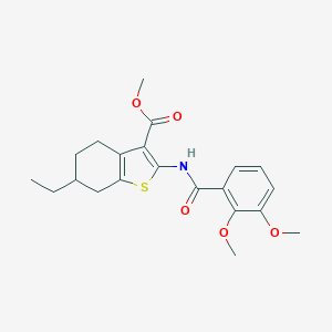 Methyl 2-[(2,3-dimethoxybenzoyl)amino]-6-ethyl-4,5,6,7-tetrahydro-1-benzothiophene-3-carboxylate