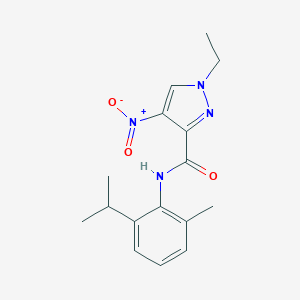 1-ethyl-4-nitro-N-(2-isopropyl-6-methylphenyl)-1H-pyrazole-3-carboxamide