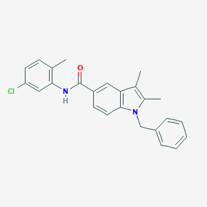 1-benzyl-N-(5-chloro-2-methylphenyl)-2,3-dimethyl-1H-indole-5-carboxamide