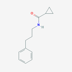 B446580 N-(3-phenylpropyl)cyclopropanecarboxamide CAS No. 495381-81-2