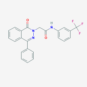 2-(1-oxo-4-phenyl-2(1H)-phthalazinyl)-N-[3-(trifluoromethyl)phenyl]acetamide