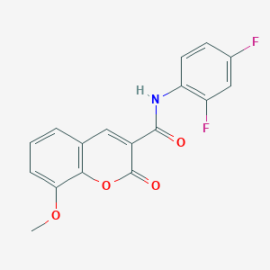 N-(2,4-difluorophenyl)-8-methoxy-2-oxo-2H-chromene-3-carboxamide