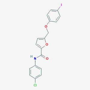 N-(4-chlorophenyl)-5-[(4-iodophenoxy)methyl]furan-2-carboxamide