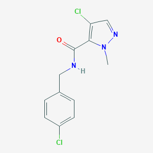 4-chloro-N-(4-chlorobenzyl)-1-methyl-1H-pyrazole-5-carboxamide