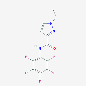 1-ethyl-N-(pentafluorophenyl)-1H-pyrazole-3-carboxamide