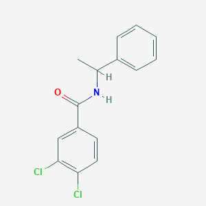 3,4-dichloro-N-(1-phenylethyl)benzamide