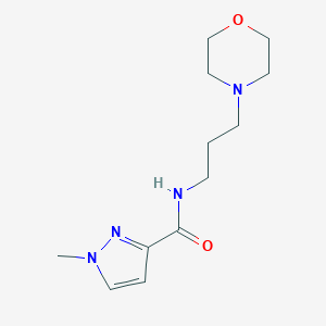 1-methyl-N-[3-(morpholin-4-yl)propyl]-1H-pyrazole-3-carboxamide
