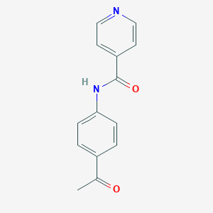 molecular formula C14H12N2O2 B446729 N-(4-乙酰苯基)异烟酰胺 CAS No. 68279-83-4