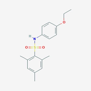 molecular formula C17H21NO3S B446739 N-(4-ethoxyphenyl)-2,4,6-trimethylbenzenesulfonamide 