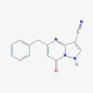 5-Benzyl-7-oxo-4,7-dihydropyrazolo[1,5-a]pyrimidine-3-carbonitrile