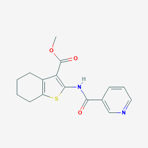 Methyl 2-[(3-pyridinylcarbonyl)amino]-4,5,6,7-tetrahydro-1-benzothiophene-3-carboxylate