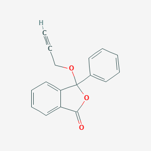 molecular formula C17H12O3 B446776 3-Phenyl-3-prop-2-ynyloxy-3H-isobenzofuran-1-one 