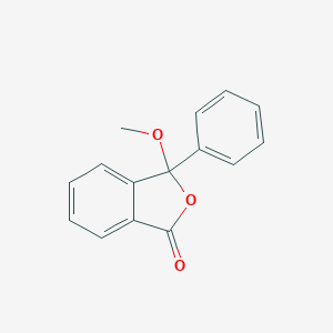 molecular formula C15H12O3 B446799 3-Methoxy-3-phenyl-2-benzofuran-1(3H)-one CAS No. 7335-63-9