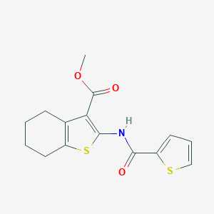 Methyl 2-[(2-thienylcarbonyl)amino]-4,5,6,7-tetrahydro-1-benzothiophene-3-carboxylate