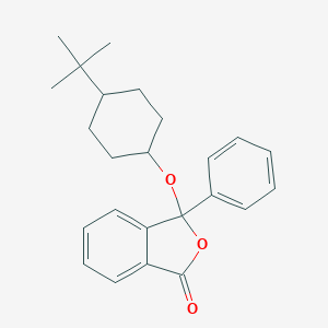 molecular formula C24H28O3 B446823 3-[(4-tert-butylcyclohexyl)oxy]-3-phenyl-2-benzofuran-1(3H)-one CAS No. 467239-53-8