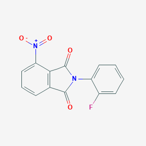 molecular formula C14H7FN2O4 B446852 2-(2-fluorophenyl)-4-nitro-1H-isoindole-1,3(2H)-dione 