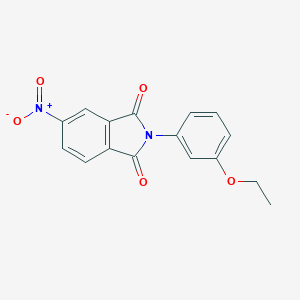 molecular formula C16H12N2O5 B446894 2-(3-ethoxyphenyl)-5-nitro-1H-isoindole-1,3(2H)-dione 