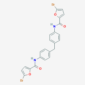 5-bromo-N-(4-{4-[(5-bromo-2-furoyl)amino]benzyl}phenyl)-2-furamide