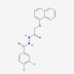 N'-(3,4-dichlorobenzoyl)-2-(1-naphthyloxy)acetohydrazide