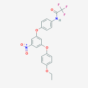 N-(4-{3-(4-ethoxyphenoxy)-5-nitrophenoxy}phenyl)-2,2,2-trifluoroacetamide