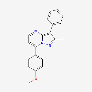 7-(4-methoxyphenyl)-2-methyl-3-phenylpyrazolo[1,5-a]pyrimidine