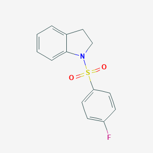 1-(4-Fluorophenyl)sulfonyl-2,3-dihydroindole