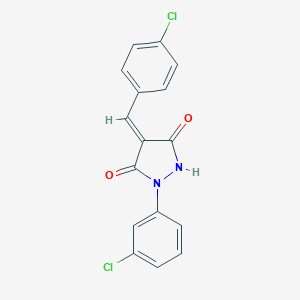 4-(4-Chlorobenzylidene)-1-(3-chlorophenyl)-3,5-pyrazolidinedione