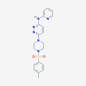 6-{4-[(4-methylphenyl)sulfonyl]-1-piperazinyl}-N-2-pyridinyl-3-pyridazinamine