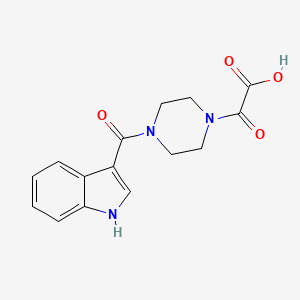 [4-(1H-indol-3-ylcarbonyl)piperazin-1-yl](oxo)acetic acid