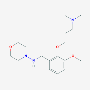 N-{2-[3-(dimethylamino)propoxy]-3-methoxybenzyl}-4-morpholinamine