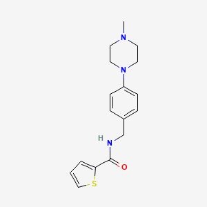 N-[[4-(4-methylpiperazin-1-yl)phenyl]methyl]thiophene-2-carboxamide