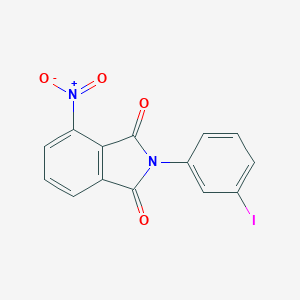 molecular formula C14H7IN2O4 B447010 Isoindole-1,3(1H,3H)-dione, 2-(3-iodophenyl)-4-nitro- 