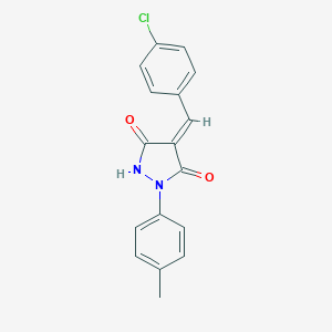 4-(4-Chlorobenzylidene)-1-(4-methylphenyl)-3,5-pyrazolidinedione