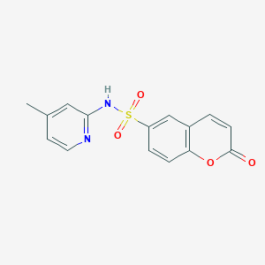 6-{[(4-Methyl-2-pyridyl)amino]sulfonyl}chromen-2-one