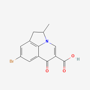 8-bromo-2-methyl-6-oxo-1,2-dihydro-6H-pyrrolo[3,2,1-ij]quinoline-5-carboxylic acid