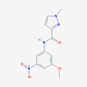 N-{3-nitro-5-methoxyphenyl}-1-methyl-1H-pyrazole-3-carboxamide