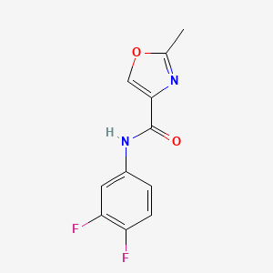 N-(3,4-difluorophenyl)-2-methyl-1,3-oxazole-4-carboxamide