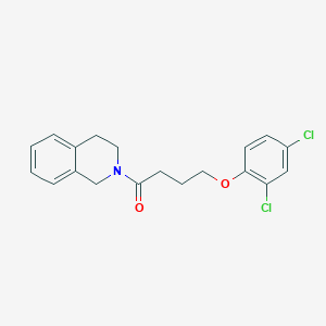 molecular formula C19H19Cl2NO2 B447023 4-(2,4-Dichloro-phenoxy)-1-(3,4-dihydro-1H-isoquinolin-2-yl)-butan-1-one CAS No. 346691-31-4