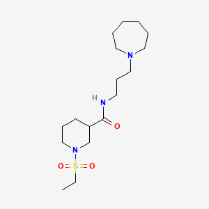 N-[3-(AZEPAN-1-YL)PROPYL]-1-(ETHANESULFONYL)PIPERIDINE-3-CARBOXAMIDE