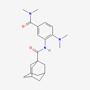 N-{2-(dimethylamino)-5-[(dimethylamino)carbonyl]phenyl}-1-adamantanecarboxamide