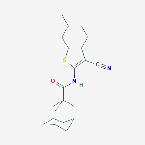 N-(3-cyano-6-methyl-4,5,6,7-tetrahydro-1-benzothien-2-yl)-1-adamantanecarboxamide
