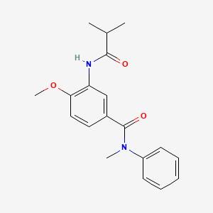 3-(isobutyrylamino)-4-methoxy-N-methyl-N-phenylbenzamide