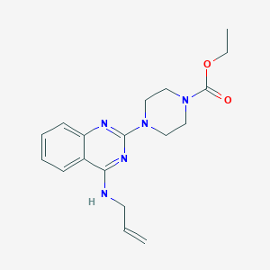 ethyl 4-[4-(allylamino)-2-quinazolinyl]-1-piperazinecarboxylate