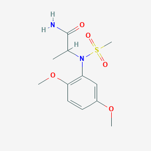 N~2~-(2,5-dimethoxyphenyl)-N~2~-(methylsulfonyl)alaninamide