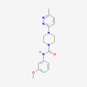 N-(3-methoxyphenyl)-4-(6-methyl-3-pyridazinyl)-1-piperazinecarboxamide