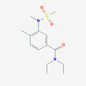 N,N-diethyl-4-methyl-3-[methyl(methylsulfonyl)amino]benzamide