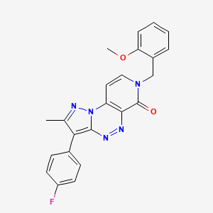 3-(4-fluorophenyl)-7-(2-methoxybenzyl)-2-methylpyrazolo[5,1-c]pyrido[4,3-e][1,2,4]triazin-6(7H)-one