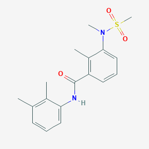 N-(2,3-dimethylphenyl)-2-methyl-3-[methyl(methylsulfonyl)amino]benzamide